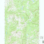 United States Geological Survey Gravel Peak, WY (1996, 24000-Scale) digital map