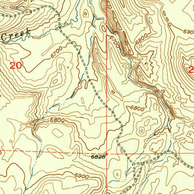 United States Geological Survey Gravel Spring, WY (1953, 24000-Scale) digital map