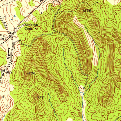 United States Geological Survey Gravel Switch, KY (1953, 24000-Scale) digital map