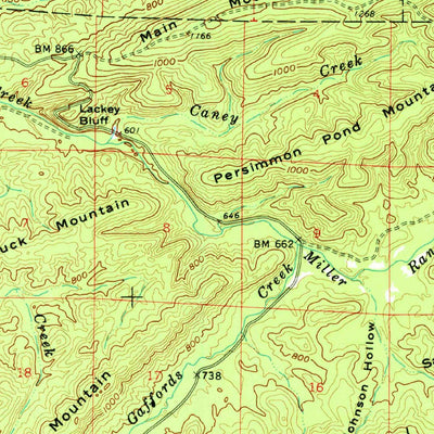 United States Geological Survey Gravelly, AR (1960, 62500-Scale) digital map