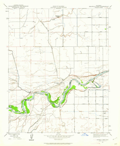 United States Geological Survey Gravelly Ford, CA (1946, 24000-Scale) digital map