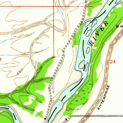 United States Geological Survey Gravelly Ford, CA (1946, 24000-Scale) digital map