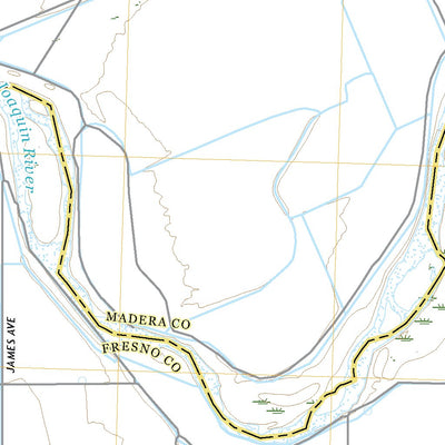 United States Geological Survey Gravelly Ford, CA (2021, 24000-Scale) digital map