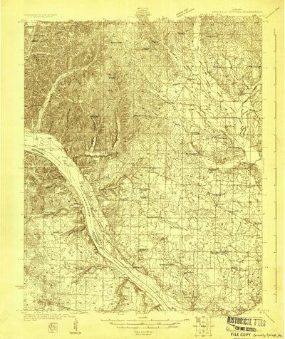 United States Geological Survey Gravelly Springs, AL (1924, 48000-Scale) digital map
