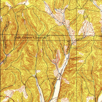 United States Geological Survey Gravelly Springs, AL (1924, 62500-Scale) digital map