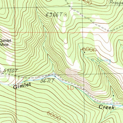 United States Geological Survey Gravely Mountain, MT (1989, 24000-Scale) digital map
