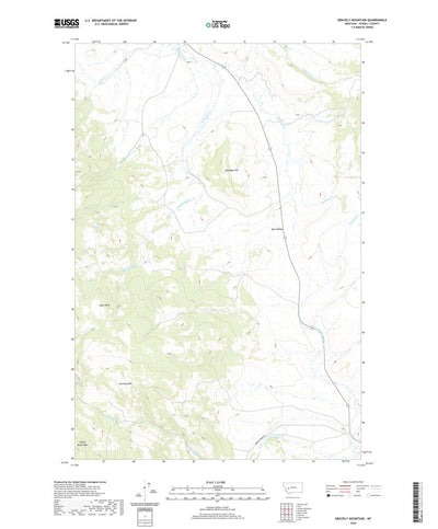 United States Geological Survey Gravely Mountain, MT (2020, 24000-Scale) digital map