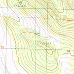 United States Geological Survey Graven Ridge, CA (1990, 24000-Scale) digital map
