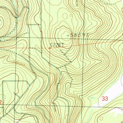 United States Geological Survey Graven Ridge, CA (1990, 24000-Scale) digital map