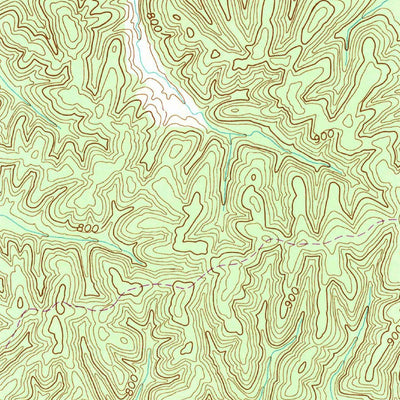 United States Geological Survey Graves Spring, TN (1951, 24000-Scale) digital map