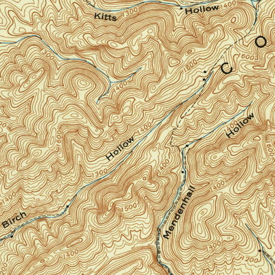 United States Geological Survey Graveston, TN (1941, 24000-Scale) digital map