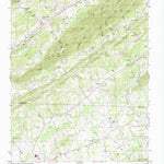 United States Geological Survey Graveston, TN (1952, 24000-Scale) digital map