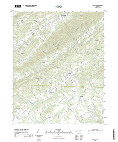 United States Geological Survey Graveston, TN (2022, 24000-Scale) digital map