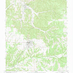 United States Geological Survey Gravette, AR-MO (1971, 24000-Scale) digital map