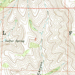 United States Geological Survey Graveyard Canyon, NM (1965, 24000-Scale) digital map