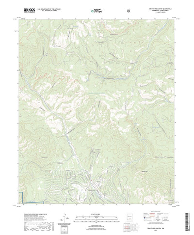 United States Geological Survey Graveyard Canyon, NM (2023, 24000-Scale) digital map