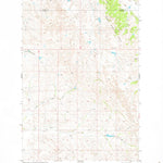 United States Geological Survey Graveyard Hill SW, MT (1982, 24000-Scale) digital map