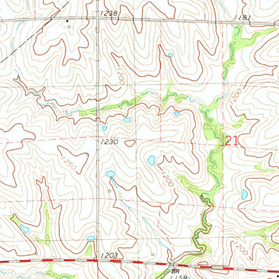 United States Geological Survey Gravity, IA (1980, 24000-Scale) digital map