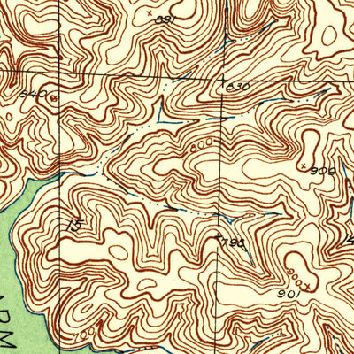 United States Geological Survey Gravois Mills, MO (1935, 24000-Scale) digital map