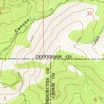 United States Geological Survey Gray Butte, OR (1962, 24000-Scale) digital map