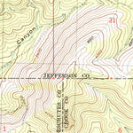United States Geological Survey Gray Butte, OR (1985, 24000-Scale) digital map