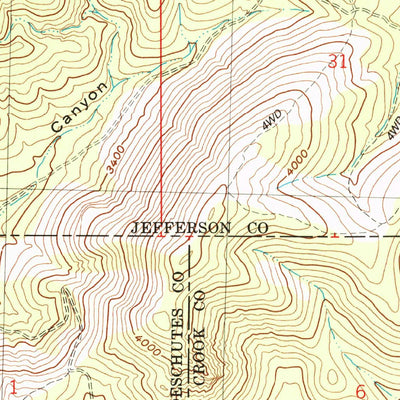 United States Geological Survey Gray Butte, OR (1985, 24000-Scale) digital map