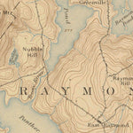 United States Geological Survey Gray, ME (1898, 62500-Scale) digital map