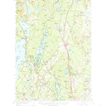 United States Geological Survey Gray, ME (1957, 62500-Scale) digital map