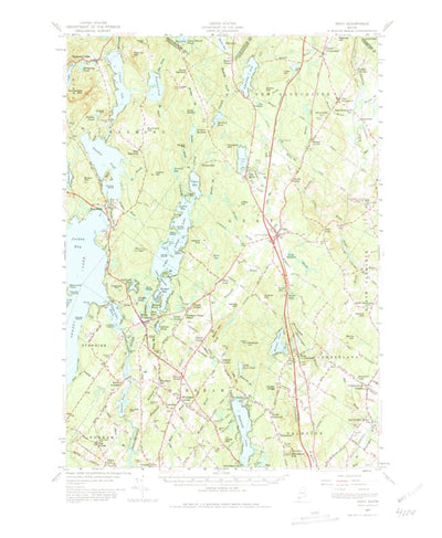 United States Geological Survey Gray, ME (1957, 62500-Scale) digital map