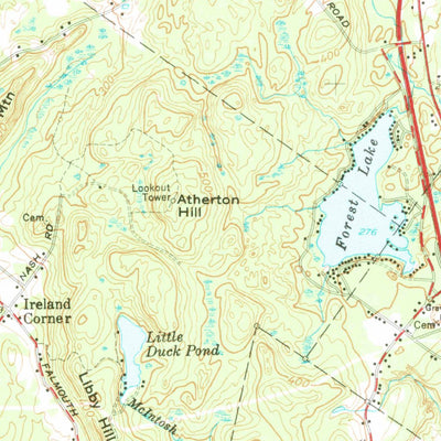 United States Geological Survey Gray, ME (1957, 62500-Scale) digital map