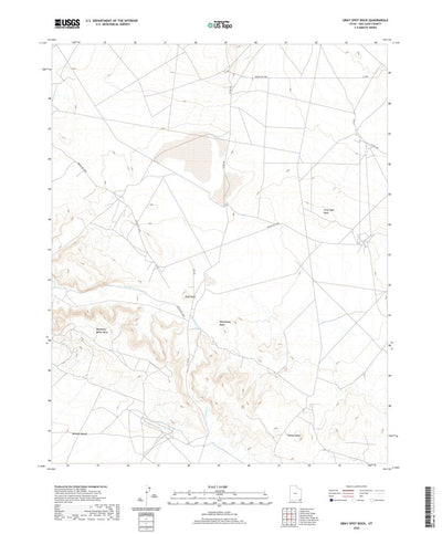 United States Geological Survey Gray Spot Rock, UT (2020, 24000-Scale) digital map