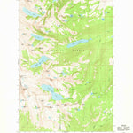 United States Geological Survey Gray Wolf Lake, MT (1965, 24000-Scale) digital map