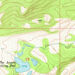 United States Geological Survey Gray Wolf Lake, MT (1965, 24000-Scale) digital map