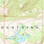 United States Geological Survey Gray Wolf Lake, MT (1994, 24000-Scale) digital map