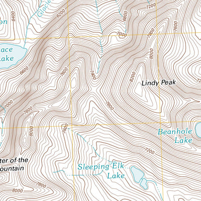 United States Geological Survey Gray Wolf Lake, MT (2011, 24000-Scale) digital map