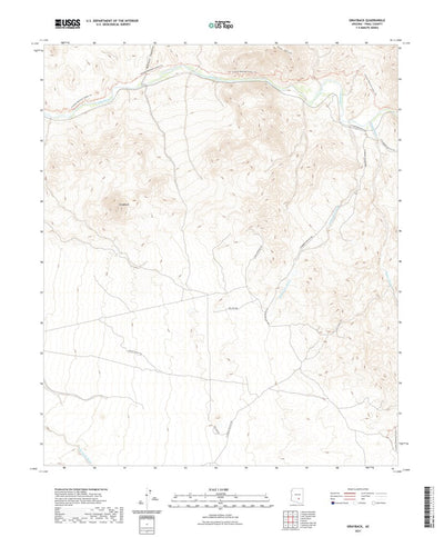 United States Geological Survey Grayback, AZ (2021, 24000-Scale) digital map