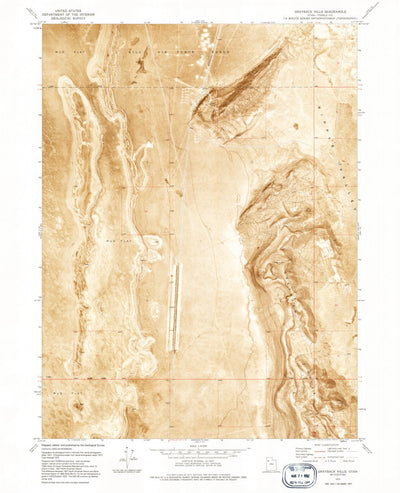 United States Geological Survey Grayback Hills, UT (1973, 24000-Scale) digital map