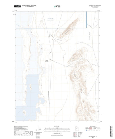 United States Geological Survey Grayback Hills, UT (2023, 24000-Scale) digital map
