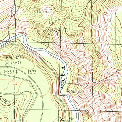 United States Geological Survey Grayback Mountain, WA (1983, 24000-Scale) digital map
