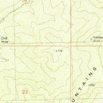 United States Geological Survey Grayback Mountains, AZ (1980, 24000-Scale) digital map
