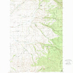 United States Geological Survey Grayhorse Creek, MT (1989, 24000-Scale) digital map