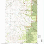 United States Geological Survey Grayhorse Creek, MT (1998, 24000-Scale) digital map