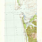 United States Geological Survey Grayland, WA (1941, 62500-Scale) digital map