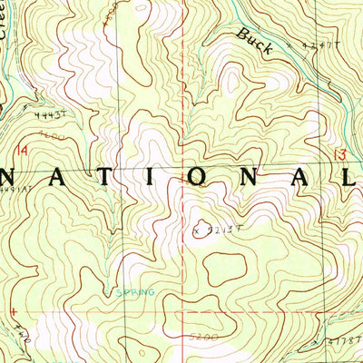 United States Geological Survey Graylock Butte, OR (1990, 24000-Scale) digital map