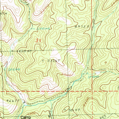 United States Geological Survey Graylock Butte, OR (1990, 24000-Scale) digital map