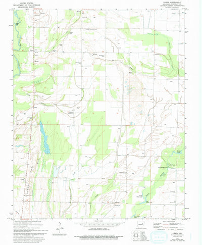 United States Geological Survey Grays, AR (1971, 24000-Scale) digital map