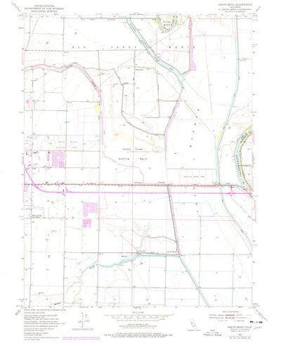 United States Geological Survey Grays Bend, CA (1953, 24000-Scale) digital map