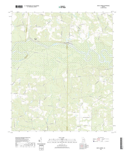 United States Geological Survey Grays Landing, GA (2020, 24000-Scale) digital map