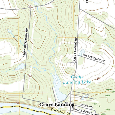 United States Geological Survey Grays Landing, GA (2020, 24000-Scale) digital map