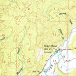 United States Geological Survey Grays River, WA-OR (1955, 62500-Scale) digital map